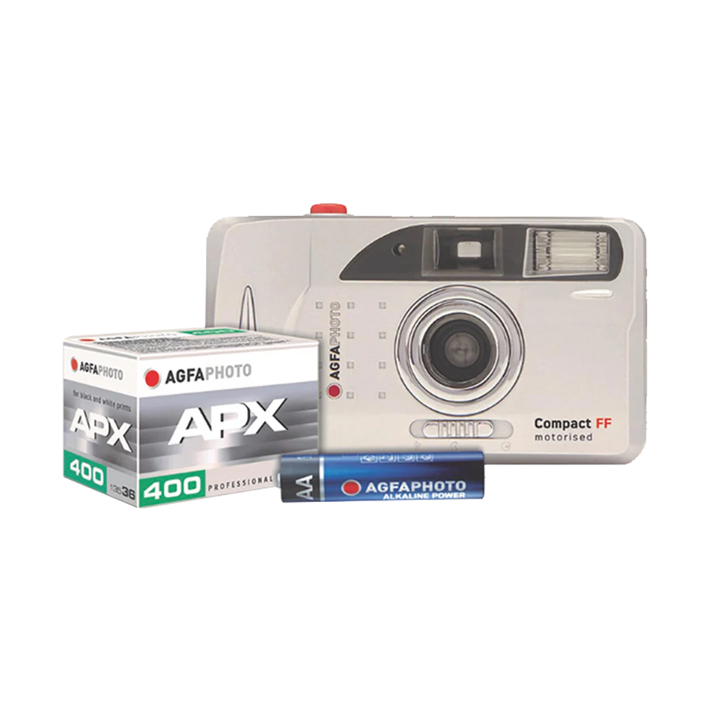 AgfaPhoto 35mm Analogue Camera With B&W APX400 Film and Battery