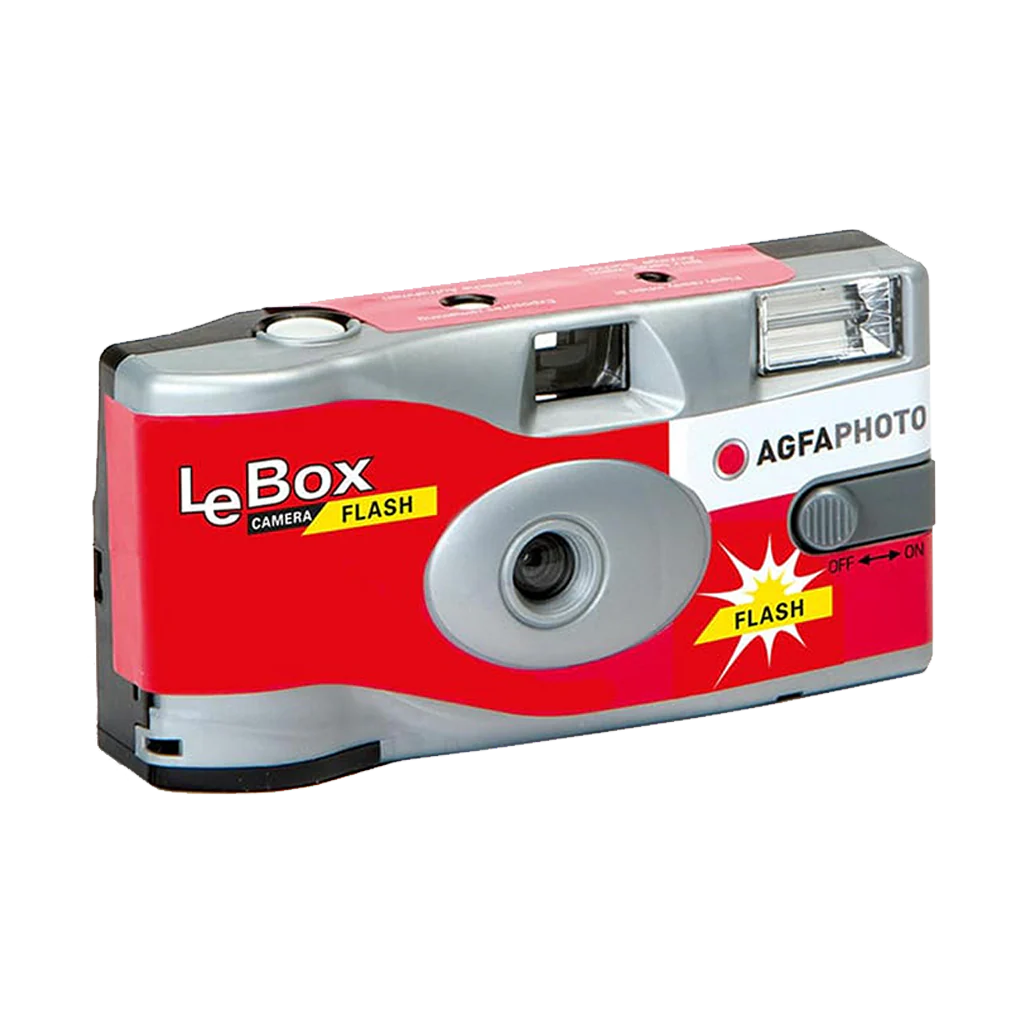 AgfaPhoto LeBox Colour Single-Use Camera (35mm Roll Film, 27 Exposures)