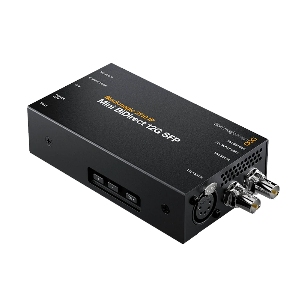 Blackmagic Design 2110 IP Mini BiDirect 12G SFP Converter