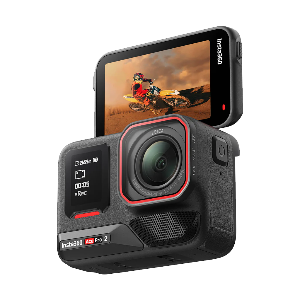 Insta360 Ace Pro 2 Action Camera Dual Battery Motorcycle Bundle - Image 2