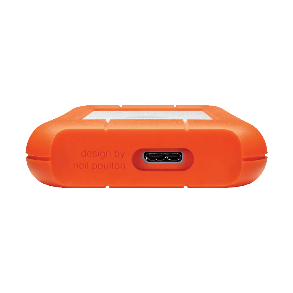 LaCie Rugged 1TB Mini External Hard Drive - USB3.0 - Image 2