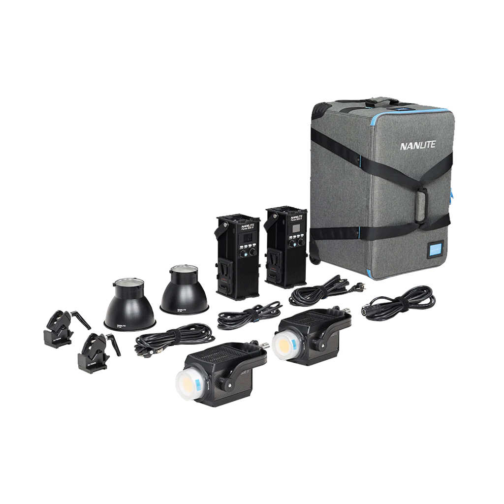 Nanlite Forza 500 II Daylight LED Monolight (Travel 2-Light Kit)