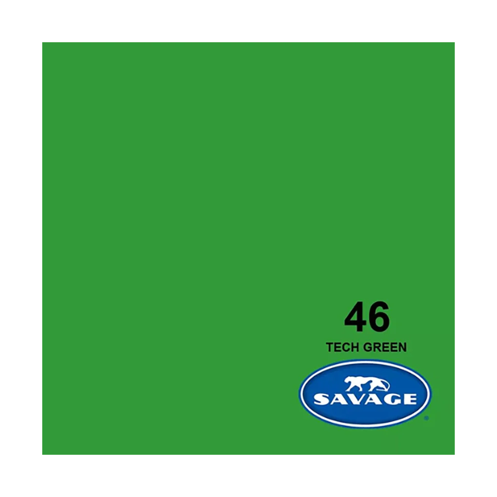 Savage Background Paper Tech Green 46 (3.56m x 30m)
