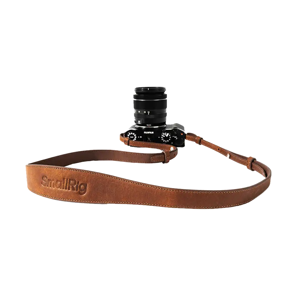 SmallRig Leather Camera Shoulder Strap (Brown)