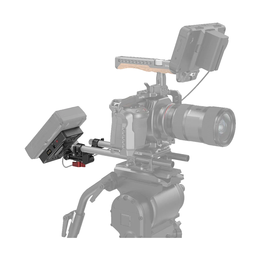 SmallRig V-Mount Battery Adapter Plate with Dual-Rod Clamp and Extension Arm - Image 3