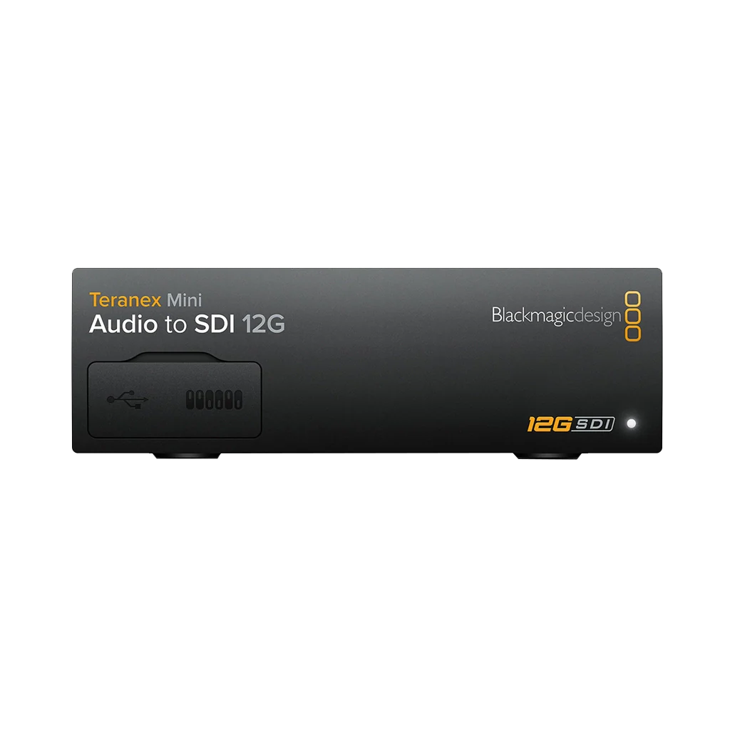 Blackmagic Teranex Mini - Audio to SDI 12G