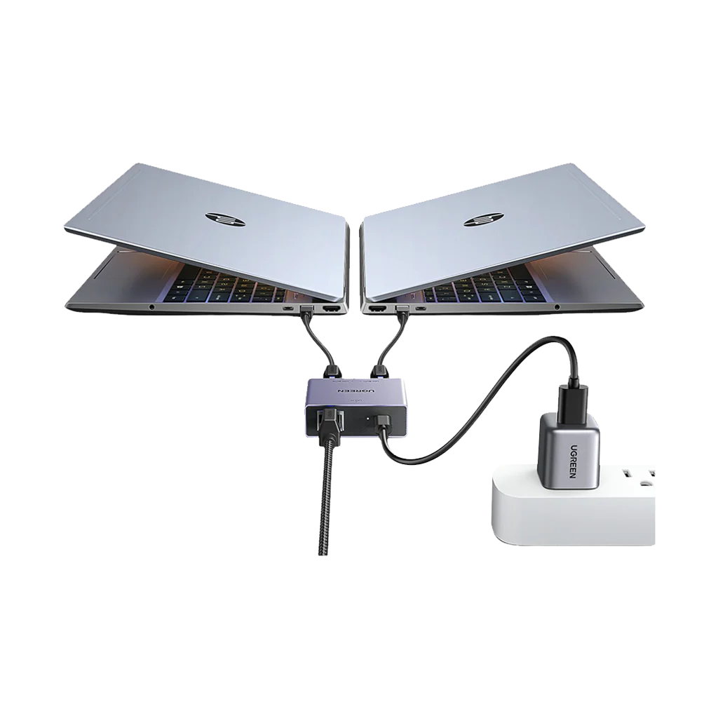 UGREEN 1-to-2 Gigabit Ethernet Splitter, 1000Mbps LAN Network Adapter - Image 2