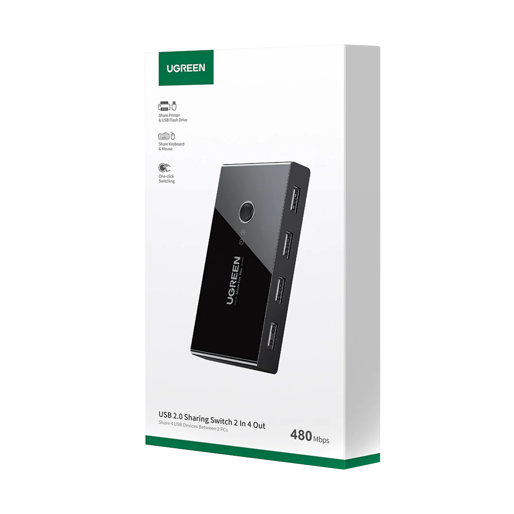 UGREEN USB-A 2.0 4-Port Switch - Image 2
